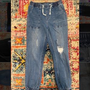 Forever 21 denim joggers